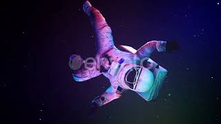 Floating Astronaut | Motion Graphics - Envato elements