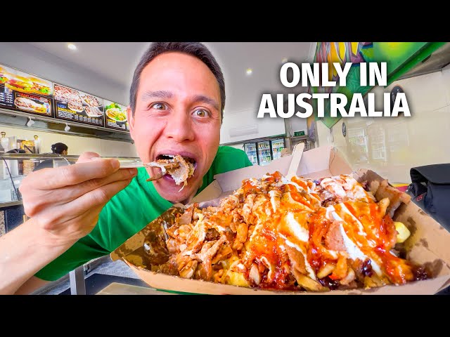 Australian Fast Food!! 🇦🇺 TOP 5 CHEAP EATS in Sydney, Australia! class=