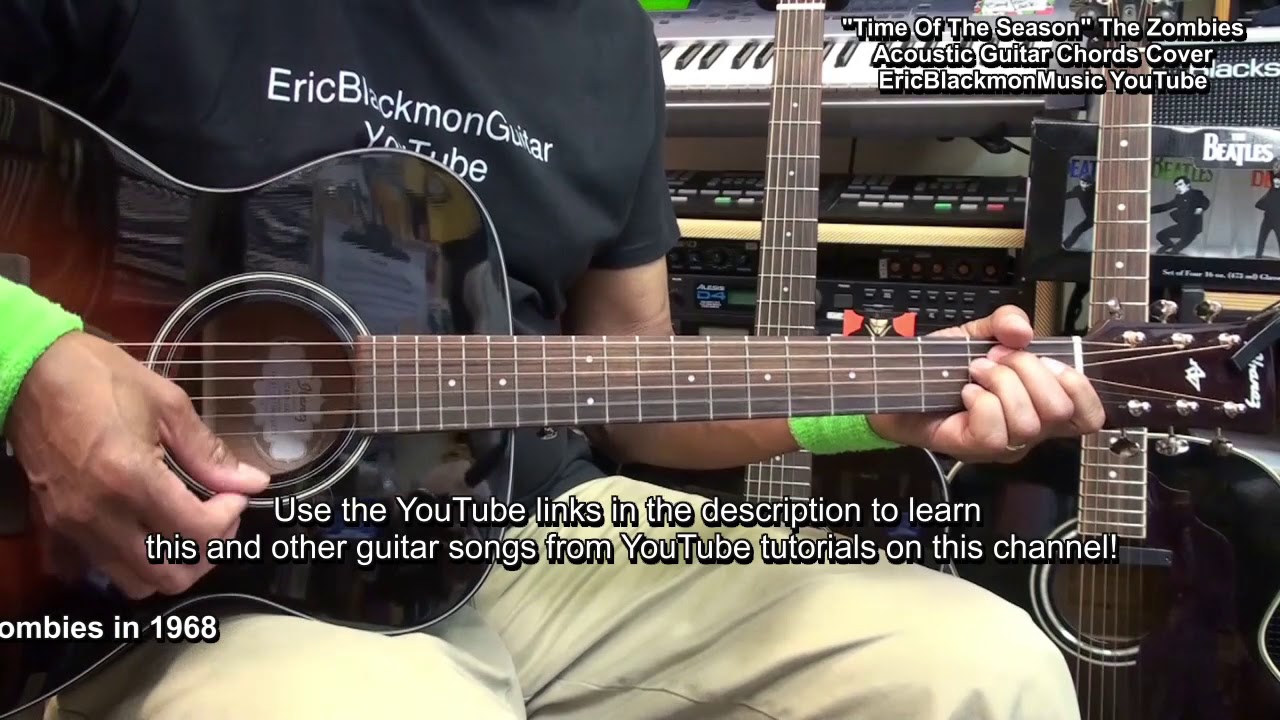 TIME OF THE SEASON The Zombies Acoustic EZ Strum Guitar Cover Lesson Link In Video Description