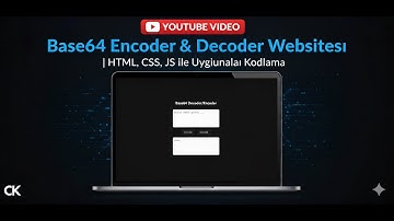 Base64 Encoder & Decoder Websitesi | HTML, CSS, JS ile Uygulamalı Kodlama