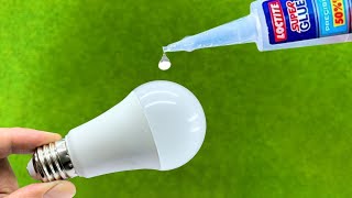 Just Apply a Little Super Glue to the LED Bulb, and You’ll Be Amazed!