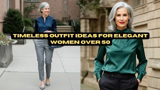 Famous Mastering Elegant Casual Wear: 10 Timeless Outfit Ideas for Elegant Women Over 50 Wealth