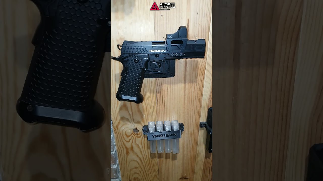 SOPORTES AIRSOFT PRINT 3D Quake 8 y Hi-CAPA | Airsoft Review Shorts