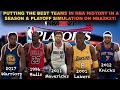 Simulating A League With ALL THE NBA CLASSIC Teams on NBA2K21! Season & PLAYOFF SIMULATION! (Live)
