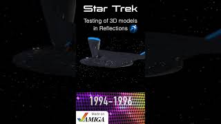 Star Trek 3D models testing #shorts #startrek #commodore #amiga #3d
