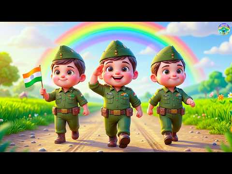 नन्हा मुन्ना रही हूँ | Nanha Munna Rahi Hoon | Indian Patriotic song | Rhymes Ki Duniya