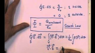Mod-02 Lec-07 Gauss's Law, Potential