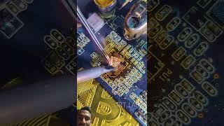 Impossible IC Pin Repair Under Microscope 😲 | Micro Soldering Magic #shorts #repair