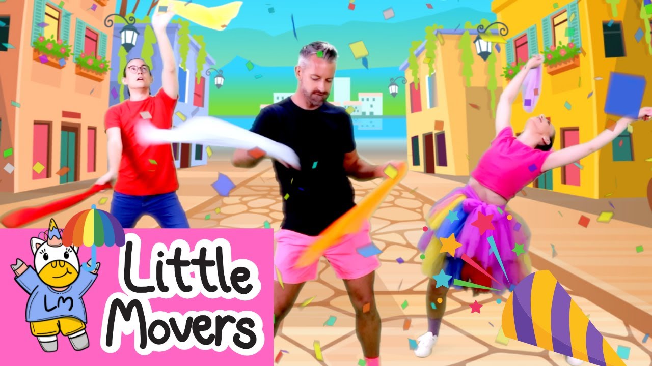 SCARF STREET DANCE  zumba  Little Movers