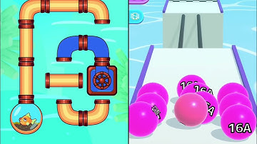 Save The Fish vs Ball Run 2048 Max Levels Walkthrough Android Update Gameplay 