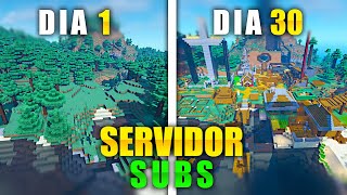 HE CREADO un SERVIDOR de 30 Dias para mis subs  | FINAL