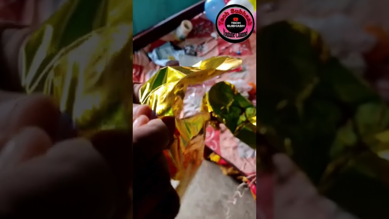 how to fill air in Happy Birthday balloons Birthday balloon air fill shorts YouTube