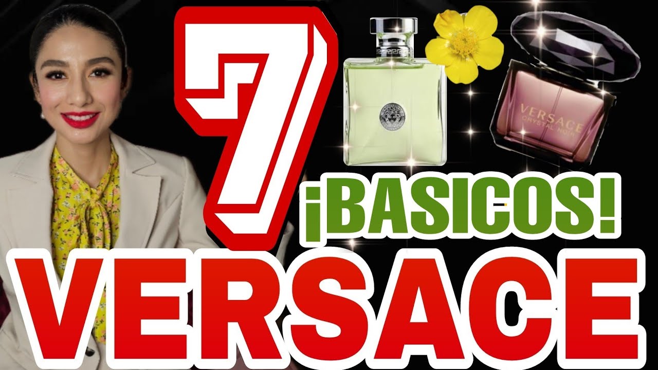✅️7 PERFUMES VERSACE‼️ Casuales Elegantes Versátiles... UNO PARA TÍ🔴 crystal noir bright Crystal