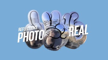 Cinema 4D tutorial - fun and EASY reflections