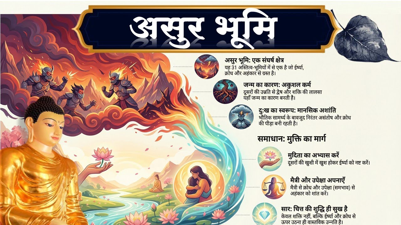 असुर भूमि - 31 lok bhumi asur bhumi  l Hindi Buddhism Podcast #buddha #cosmology