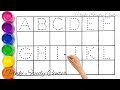 A for Apple Song 🍎| Bachchon ki Pyaari Abcd alphabet learning rhymes with dotted lines 