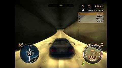 NFS Most Wanted (World Loop) Game Play