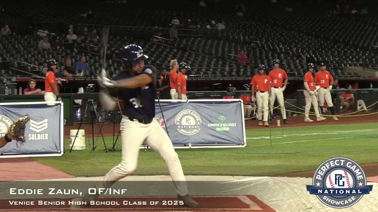 Eddie Zaun Prospect Video, OF Inf, Venice Senior High School Class of 2025, PG National Workout