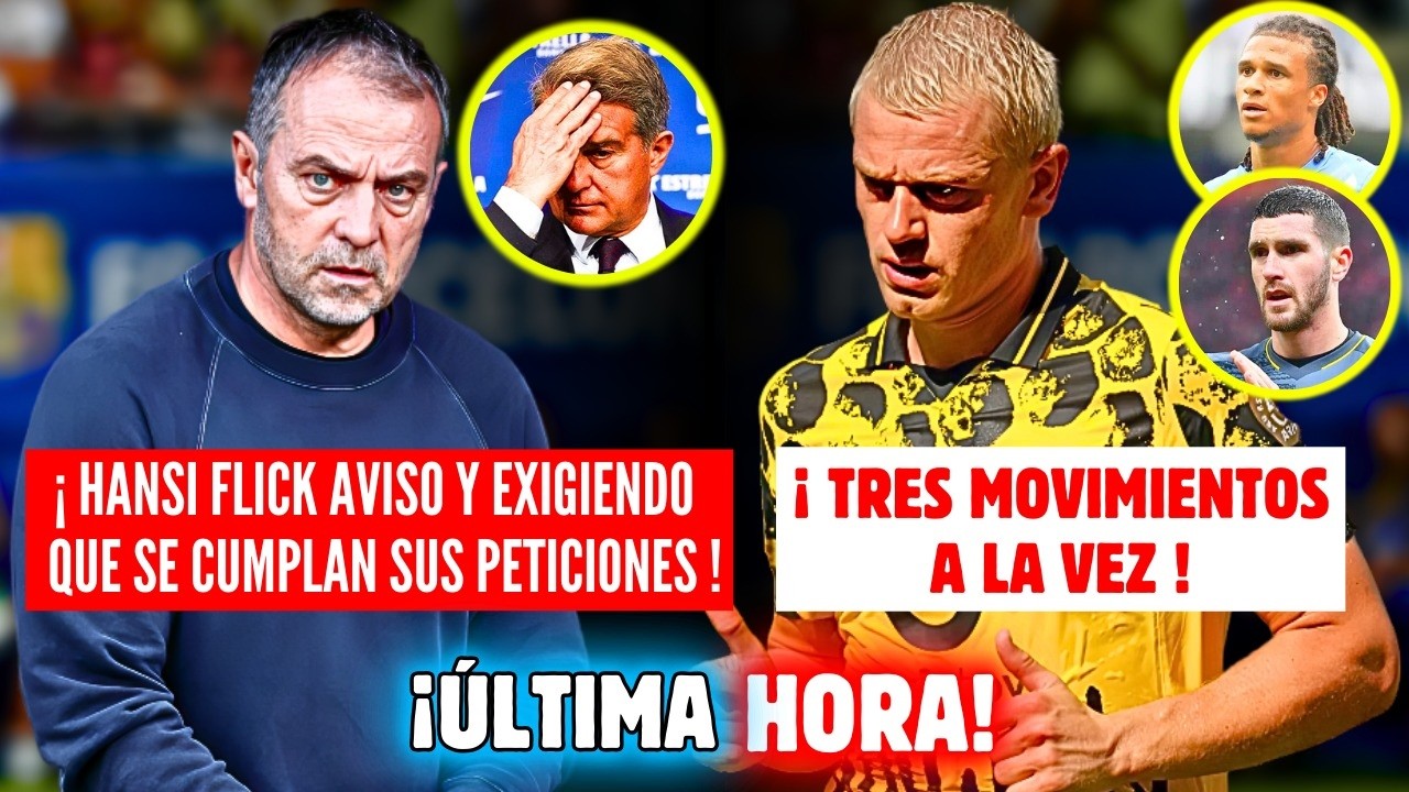 🚨BOMBAZO HANSI FLICK BARÇA DECISIÓN DEJÁ TODO SHOCK 😱 3 FICHAJES DESEADO A LA VEZ 🔥 RASHFORD ACUERDO