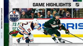 Oilers @ Wild 4/12 | NHL Highlights 2022