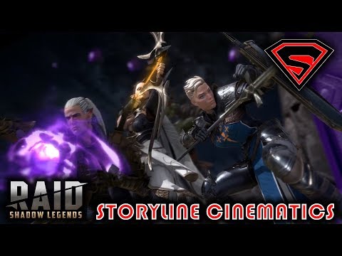 RAID SHADOW LEGENDS CAMPAIGN STORY LINE CINEMATIC - ALL STORY LINE CINEMATIC CLIPS