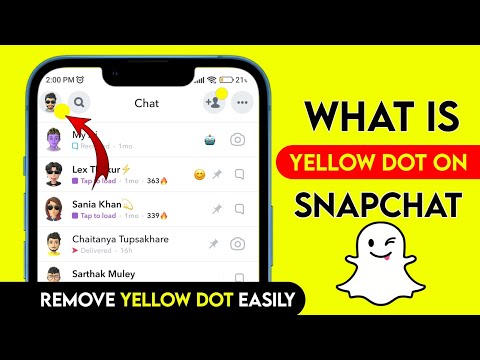 What Is Yellow Dot In Snapchat Profile ! How To Get Rid Of Yellow Dot On Snapchat Bitmoji