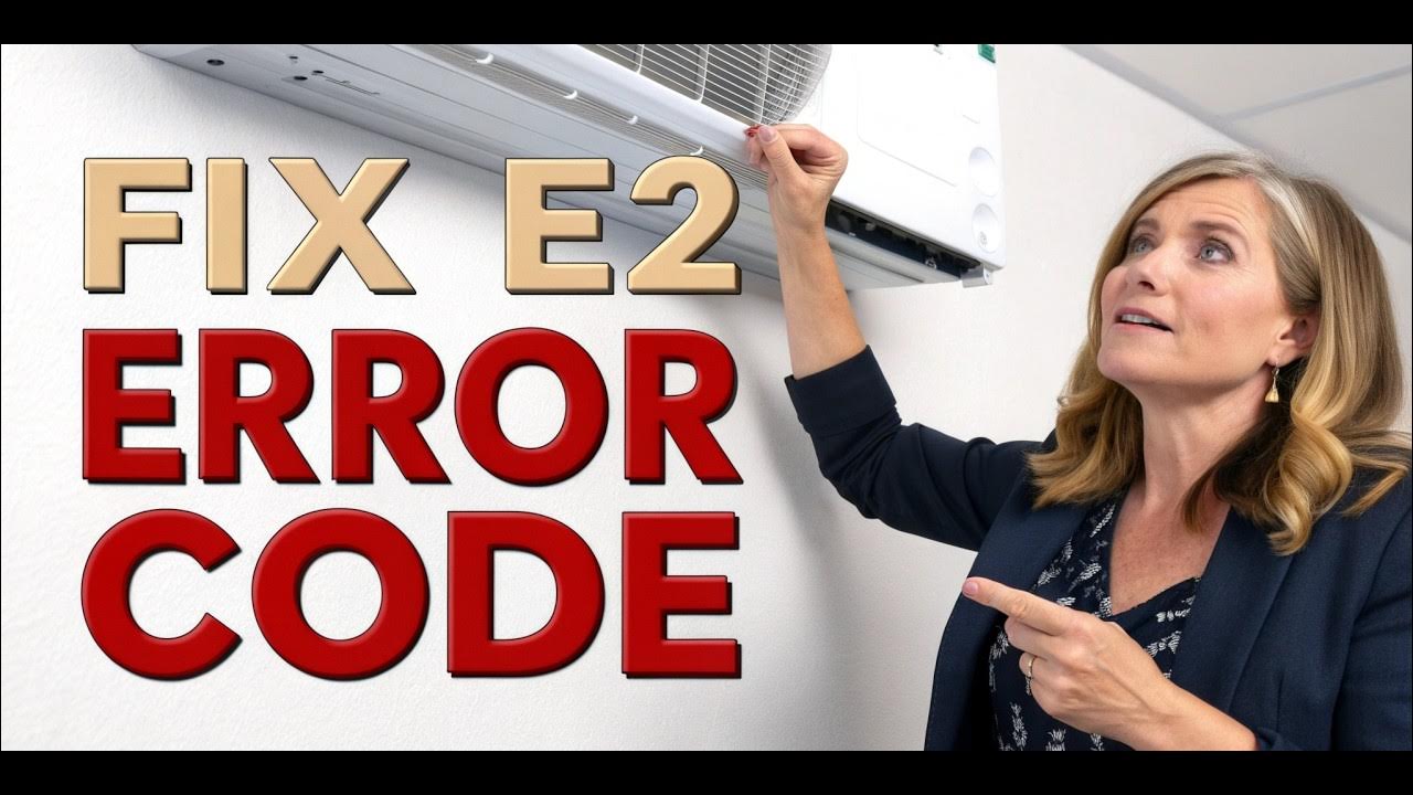 How to fix E2 error 2 in an air conditioner and what does it mean