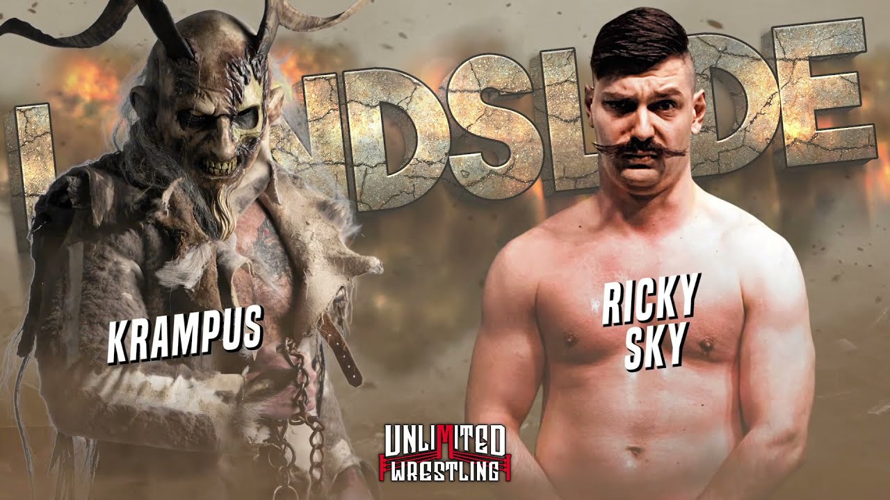 Krampus vs. Ricky Sky | Unlimited Wrestling Landslide 2021
