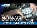 How to Replace Alternator 1998-2003 Ford Escort