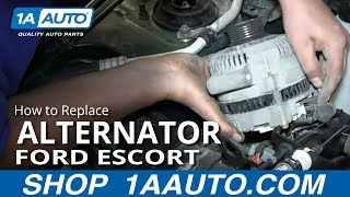 How to Replace Alternator 98-03 Ford Escort How to Replace Alternator 98-03 Ford Escort