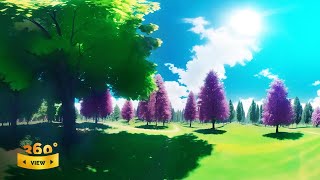 360° Serenity: Immerse in Nature's Bliss with Relaxing Tree Music