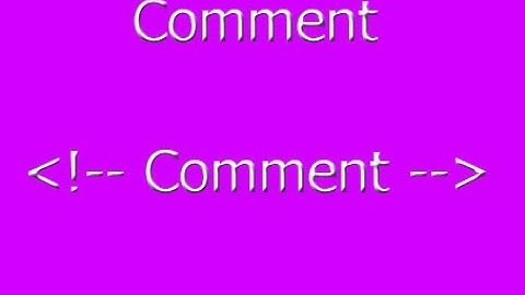 [ تعلم Html ] درس #06 - شرح نظام التعليقات وكل ما يخصها في لغة Html و كيفية عمل تعليق