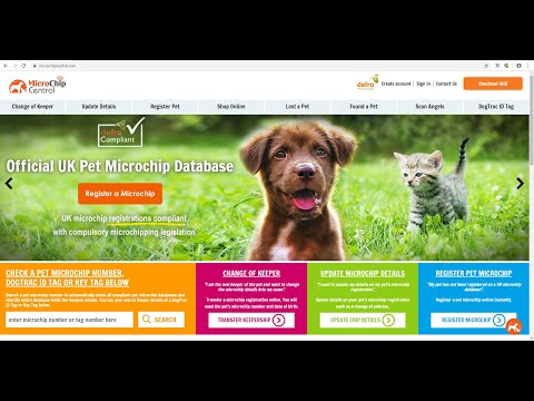 How to Transfer a Pet's Microchip Registration on Microchip Central