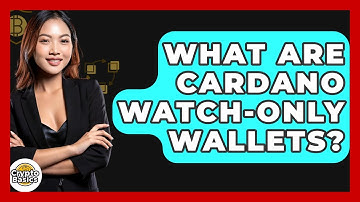 What Are Cardano Watch-only Wallets? - CryptoBasics360.com