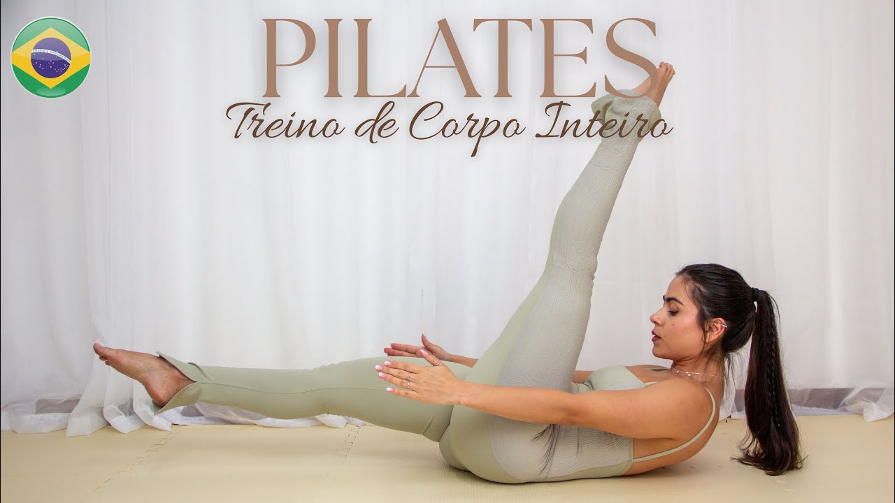 35 MIN TREINO DE CORPO INTEIRO | Pilates em Casa com Fisioterapeuta (Sem Equipamentos)