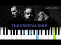 Cigarettes After Sex - The Crystal Ship (Piano Tutorial)