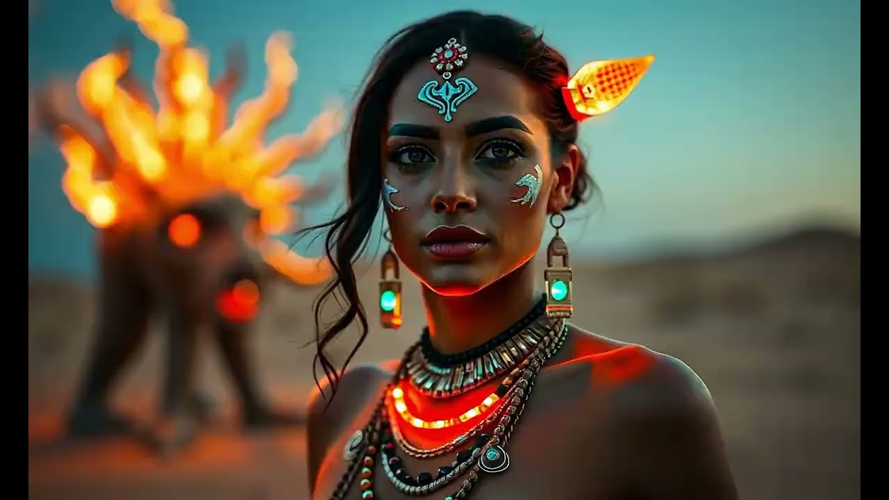 Fire on the Horizon: A Sunset Rave