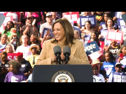 Kamala Harris full speech at campaign rally in Atlanta - YouTube