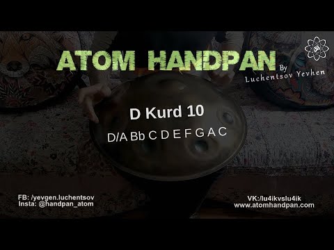 D Kurd 10 Atom Handpan / Minor scale