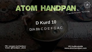 D Kurd 10 Atom Handpan / Minor scale