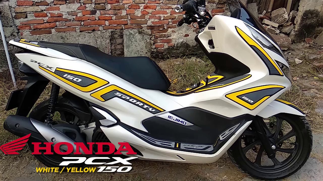 Modifikasi Honda Pcx 150 Tahun 2018 Motor White