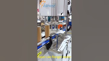 Paper Can Flanger Sealer Machine, Automatic Paper Tube Flanging Seaming Machine Manufacture