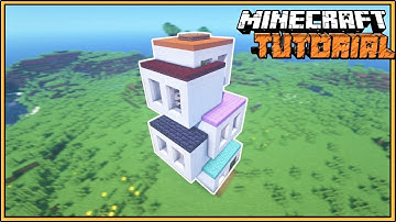 Minecraft: Cube House Tutorial (⚒️Modern Cubic House Tutorial⚒️)
