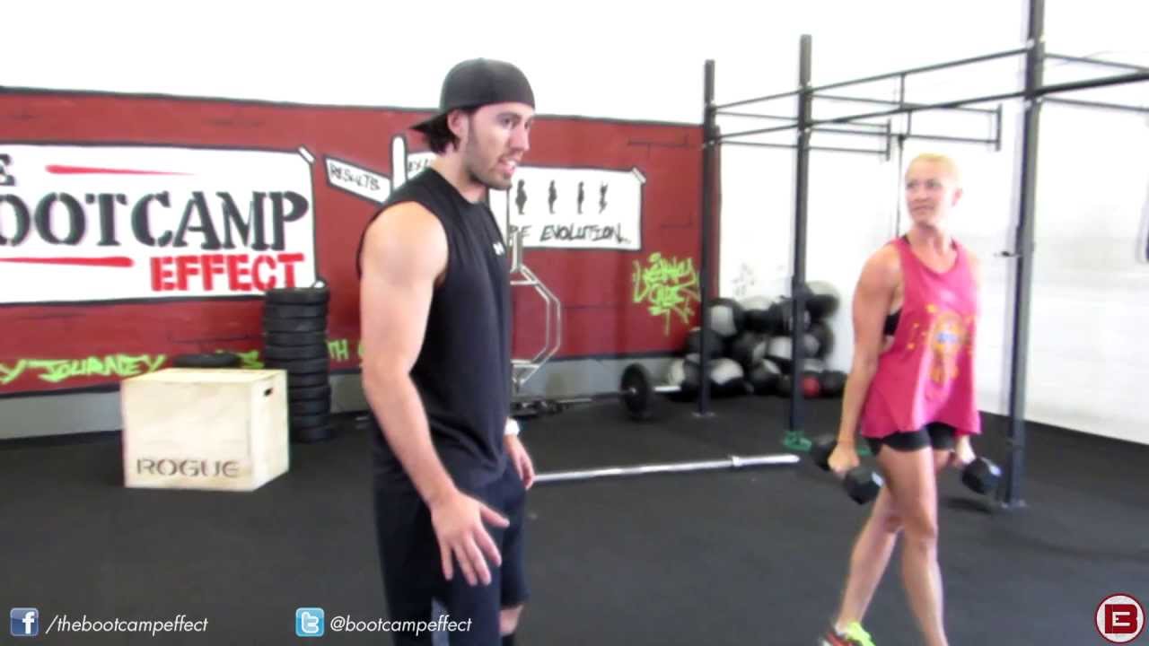 The Bootcamp Effect - Hot August pt. 2:   Reverse Lunge to Squat to Press