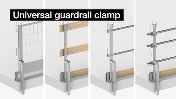 One post for every job- TITAN clamped guard rail post