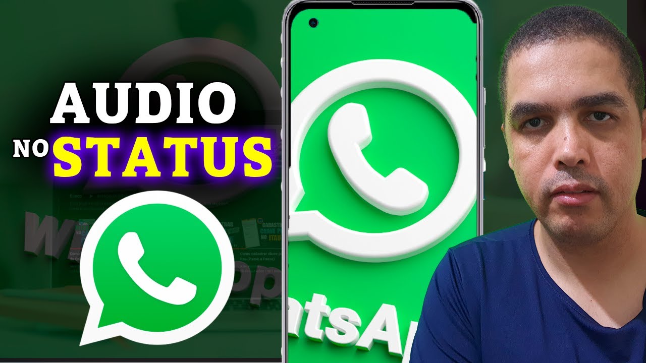 Como colocar Audio no Status do Whatsapp - YouTube