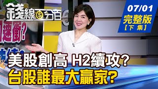 【錢線百分百】20250701完整版(下集)《美股創高 H2繼續攻? 基金.ETF績效車拚! AI眼鏡才是下一座金礦? 台股誰最大贏家?》│非凡財經新聞│