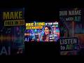 Apne Naam Ka Song Banao 30 Sec Me | Suno AI Free Tutorial | No Singer Needed