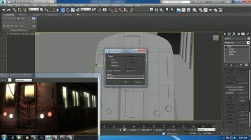 Tutorial on Modeling and texturing a subway station and train in 3dsmax. ( Part 2)