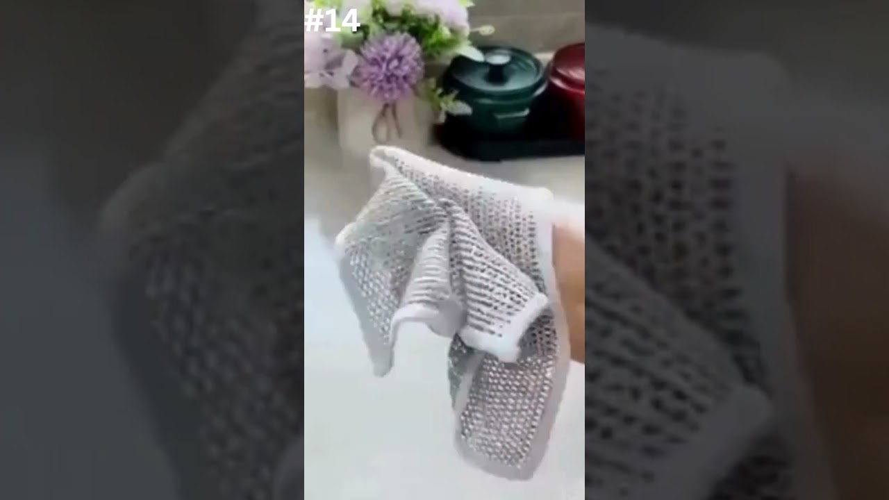 🧽 Magic Silver Wire Dishcloth Set (10pcs) | 80% OFF Powerful Kitchen Cleaner! 💥